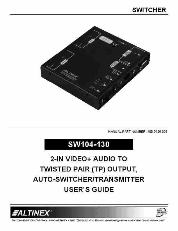 Altinex Switch SW104-130-page_pdf